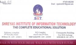 SHREYAS INSTITUTE OF INFORMATION TECHNOLOGY, COMPUTER TRAINING,  service in Mukkam, Kozhikode